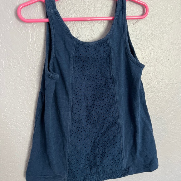 Blue, Girls, Size 6-7 Tank Top. Gap Kids. - Picture 5 of 7